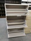 Interior Decoration Particle Board Shoe Rack With Four Drawer Dresser Customized Size