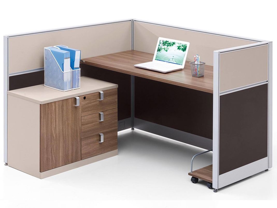 Grey Laminated Particle Board Office Furniture For Cool Mens Office Decor 1200*1400*750mm